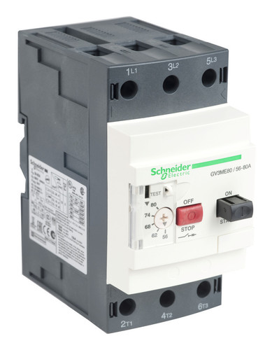 Силовой автомат для защиты двигателя Schneider Electric TeSys GV3 80А 3P, термомагнитный расцепитель, GV3ME80