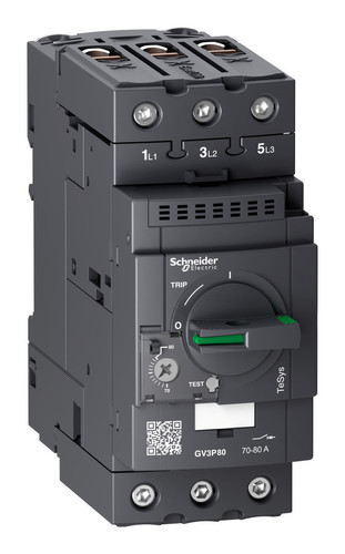 Schneider Electric TeSys GV3, 50кА, 3P, 80А